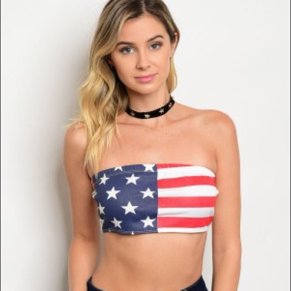 Tops - Flag Bandeau